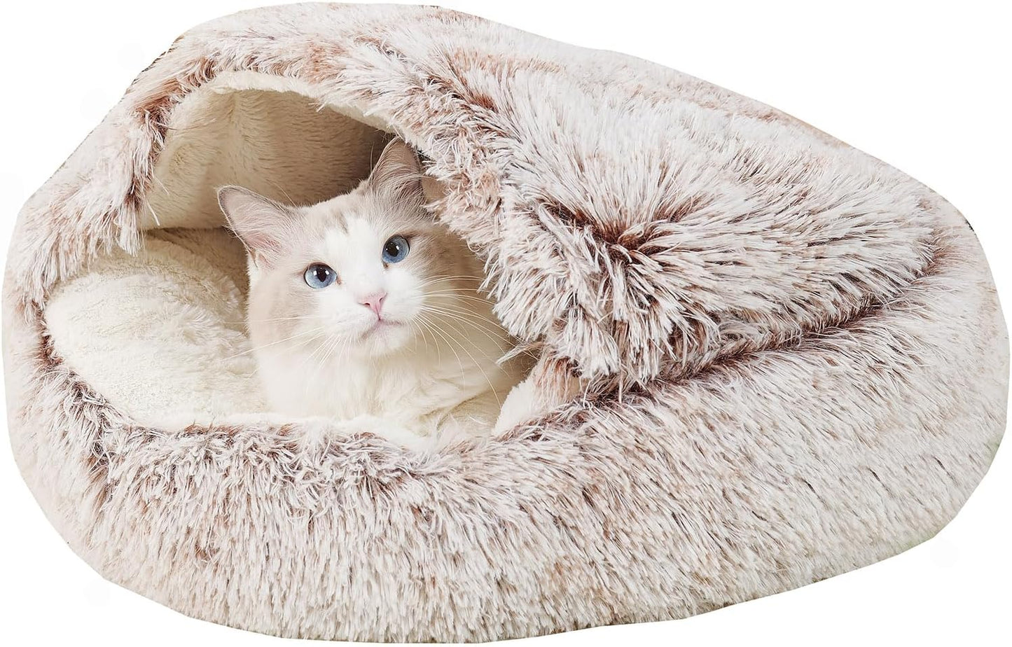 Pawcoda™ 2-in-1 Round Cushion & Warm Pet House